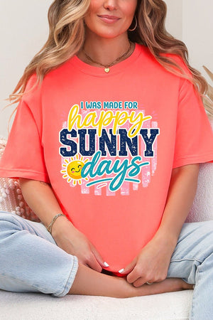 Made For Sunny Days Comfort Colors Adult Ring-Spun Cotton Tee - Wholesale Accessory Market
