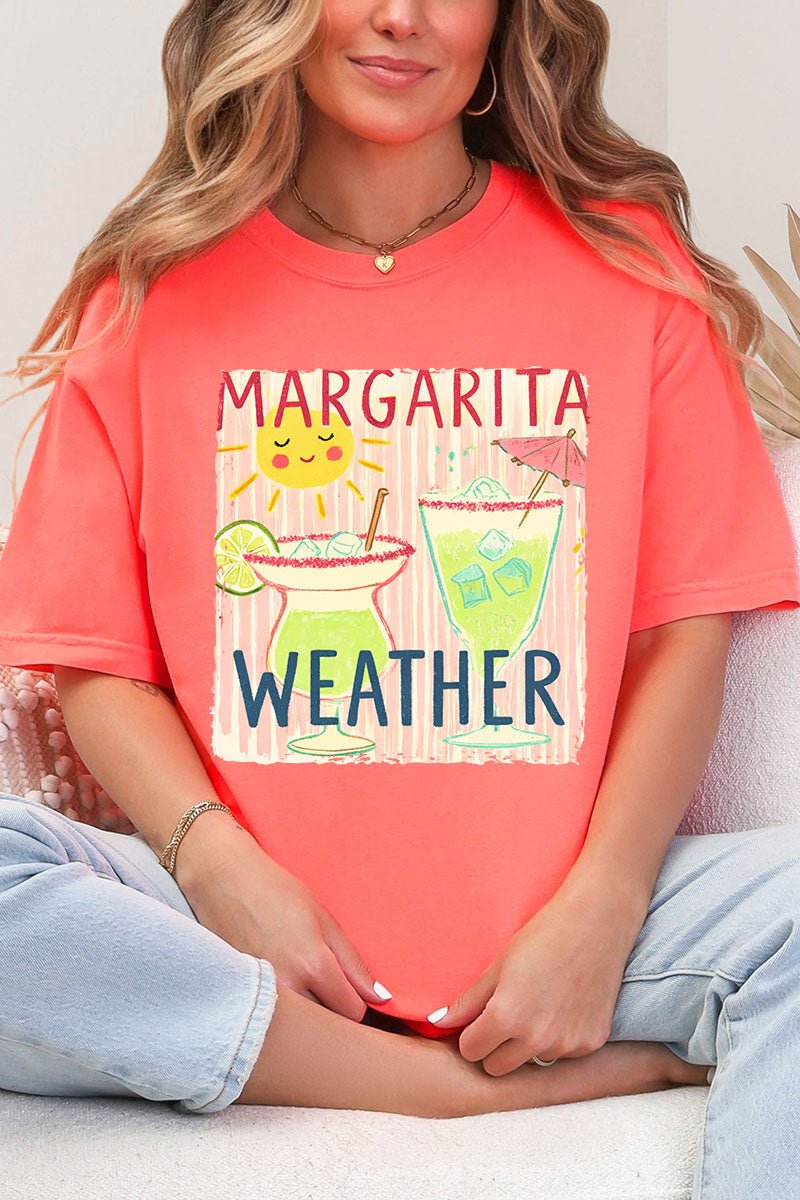 Sip The Sunshine Margarita Weather Comfort Colors Adult Ring - Spun Cotton Tee - Wholesale Accessory Market