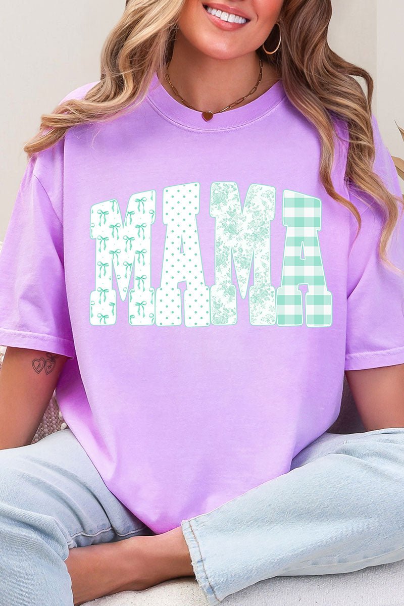 Bow And Green Mama Comfort Colors Adult Ring - Spun Cotton Tee - Wholesale Accessory Market