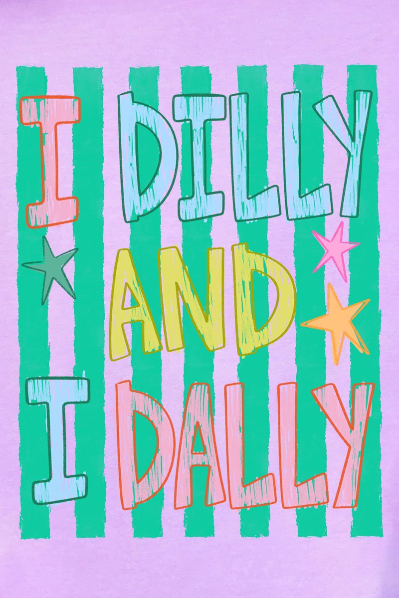 I Dilly & I Dally Comfort Colors Adult Ring - Spun Cotton Tee - Wholesale Accessory Market