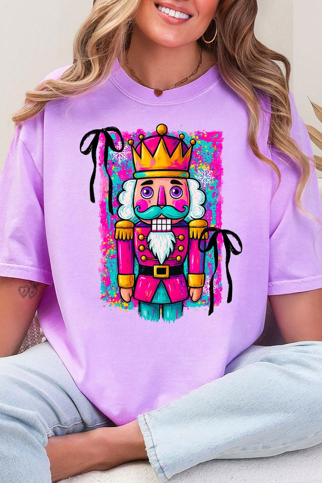 Neon Nutcracker Comfort Colors Adult Ring - Spun Cotton Tee - Wholesale Accessory Market