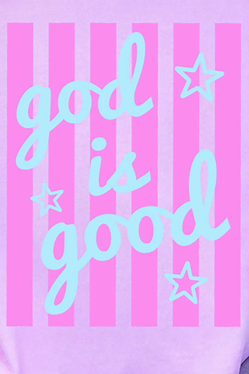 Pastel Pop God Is Good Comfort Colors Adult Ring-Spun Cotton Tee - Wholesale Accessory Market
