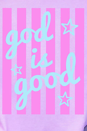 Pastel Pop God Is Good Comfort Colors Adult Ring-Spun Cotton Tee - Wholesale Accessory Market