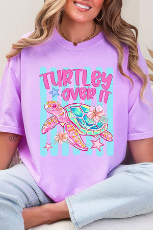 Turtley Over It Comfort Colors Adult Ring - Spun Cotton Tee - Wholesale Accessory Market
