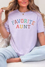 Always The Favorite Aunt Comfort Colors Adult Ring-Spun Cotton Tee - Wholesale Accessory Market