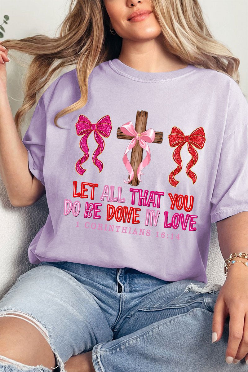 Be Done In Love Comfort Colors Adult Ring - Spun Cotton Tee - Wholesale Accessory Market