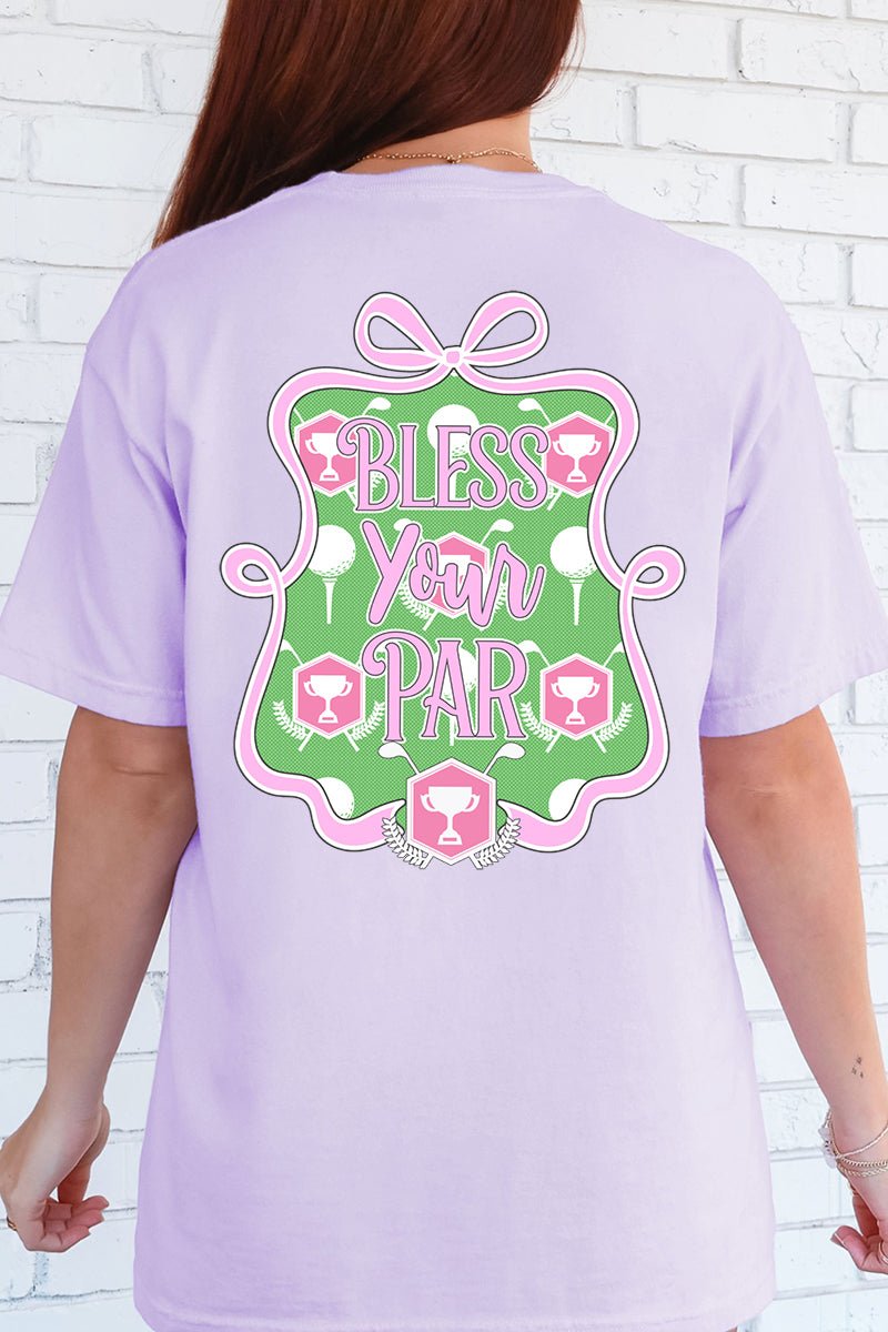 Bless Your Par Front & Back Comfort Colors Adult Ring - Spun Cotton Tee - Wholesale Accessory Market