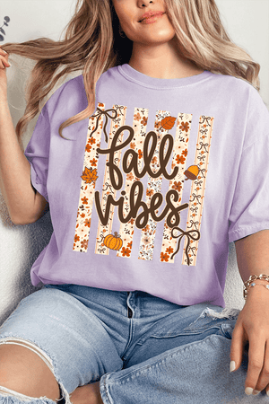 Cozy Coquette Fall Vibes Comfort Colors Adult Ring-Spun Cotton Tee - Wholesale Accessory Market