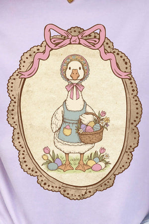 Easter Belle Spring Goose Comfort Colors Adult Ring - Spun Cotton Tee - Wholesale Accessory Market