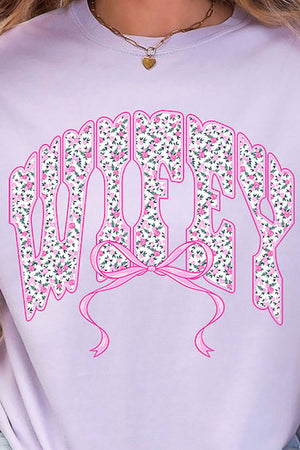 English Rose Wifey Comfort Colors Adult Ring-Spun Cotton Tee - Wholesale Accessory Market