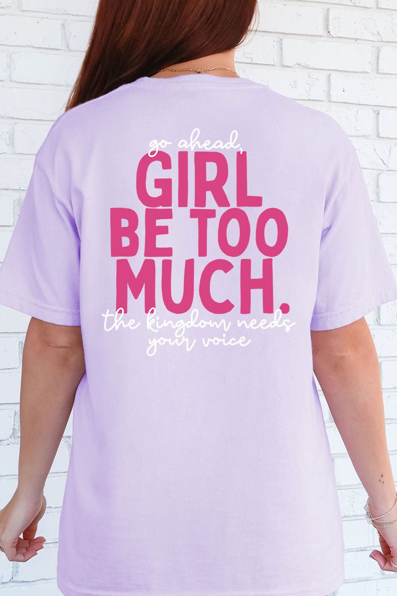 Esther Go Ahead Girl Full Front & Back Design Comfort Colors Adult Ring-Spun Cotton Tee - Wholesale Accessory Market