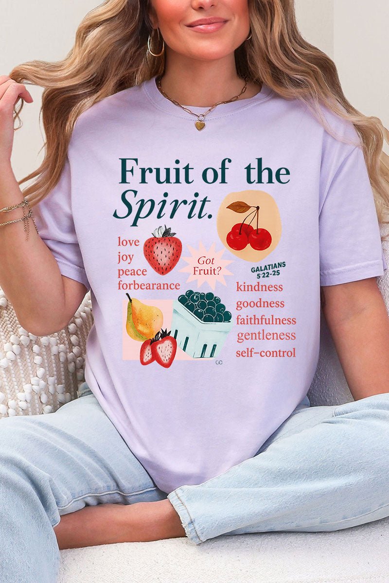 Got Fruit? Fruit Of The Spirit Comfort Colors Adult Ring - Spun Cotton Tee - Wholesale Accessory Market