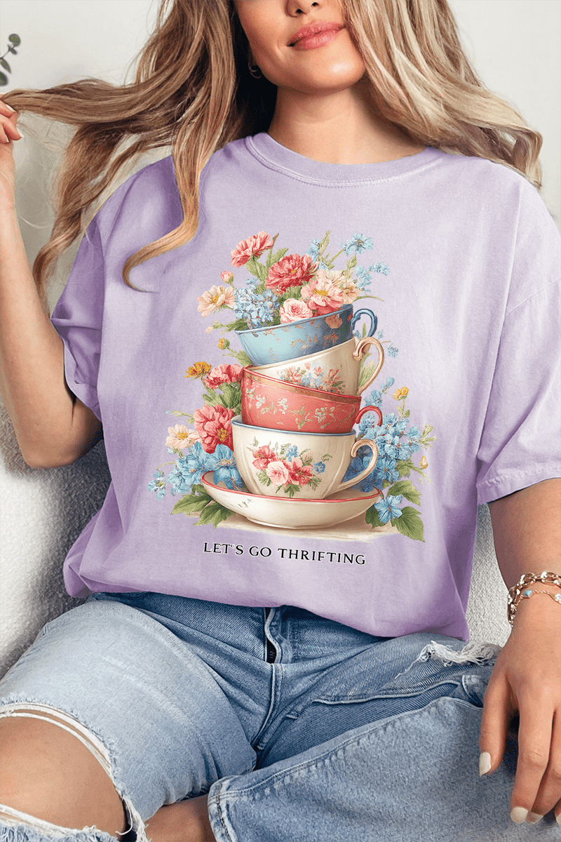 Let's Go Thrifting Comfort Colors Adult Ring-Spun Cotton Tee - Wholesale Accessory Market