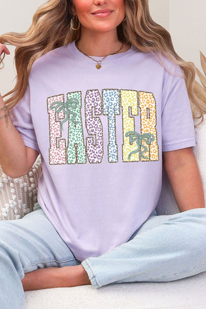 Pastel Easter Coquette Comfort Colors Adult Ring - Spun Cotton Tee - Wholesale Accessory Market