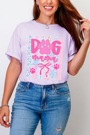 Pawfectly Pink Dog Mama Comfort Colors Adult Ring - Spun Cotton Tee - Wholesale Accessory Market