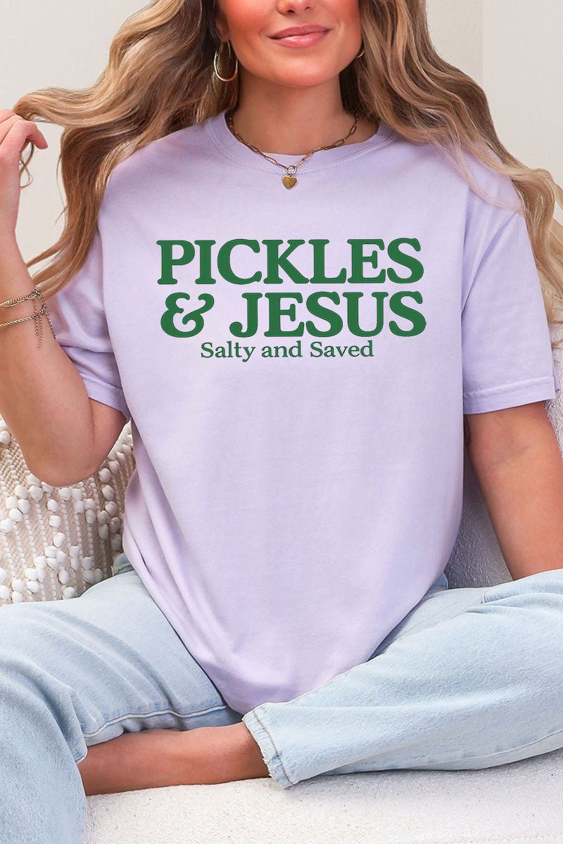Pickles & Jesus Comfort Colors Adult Ring - Spun Cotton Tee - Wholesale Accessory Market