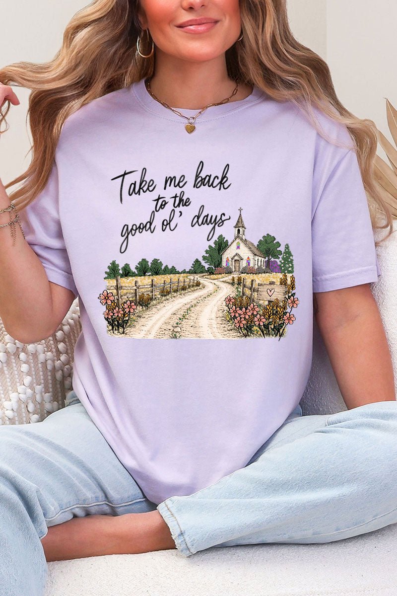 Take Me Back Comfort Colors Adult Ring-Spun Cotton Tee - Wholesale Accessory Market