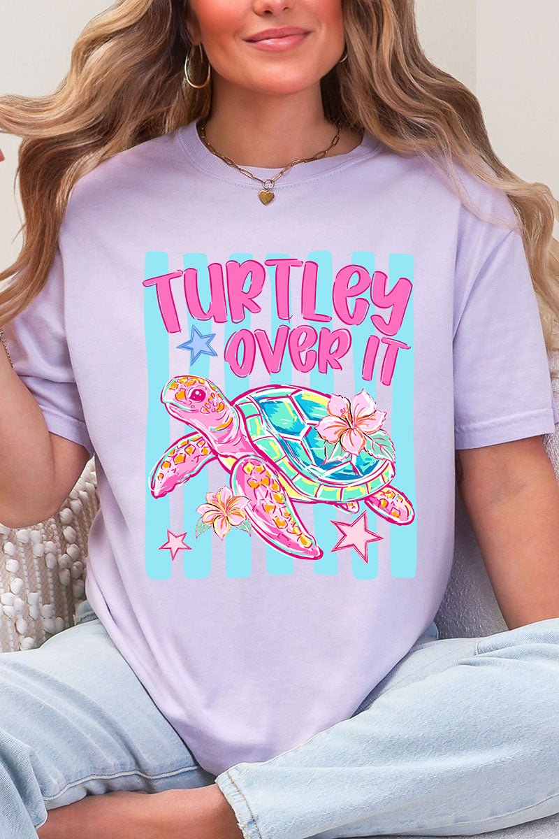 Turtley Over It Comfort Colors Adult Ring - Spun Cotton Tee - Wholesale Accessory Market