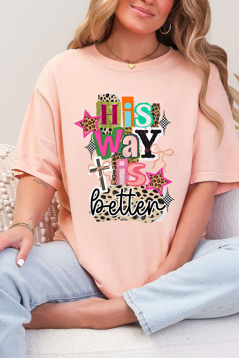 Bold His Way Is Better Comfort Colors Adult Ring - Spun Cotton Tee - Wholesale Accessory Market