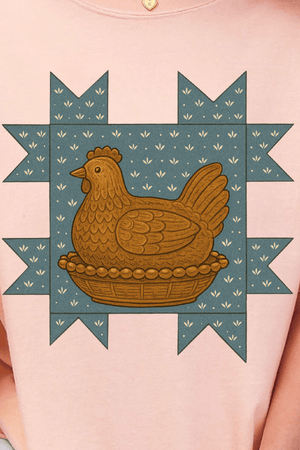 Homestead Hen Comfort Colors Adult Ring - Spun Cotton Tee - Wholesale Accessory Market