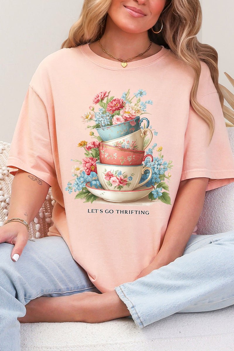 Let's Go Thrifting Comfort Colors Adult Ring-Spun Cotton Tee - Wholesale Accessory Market