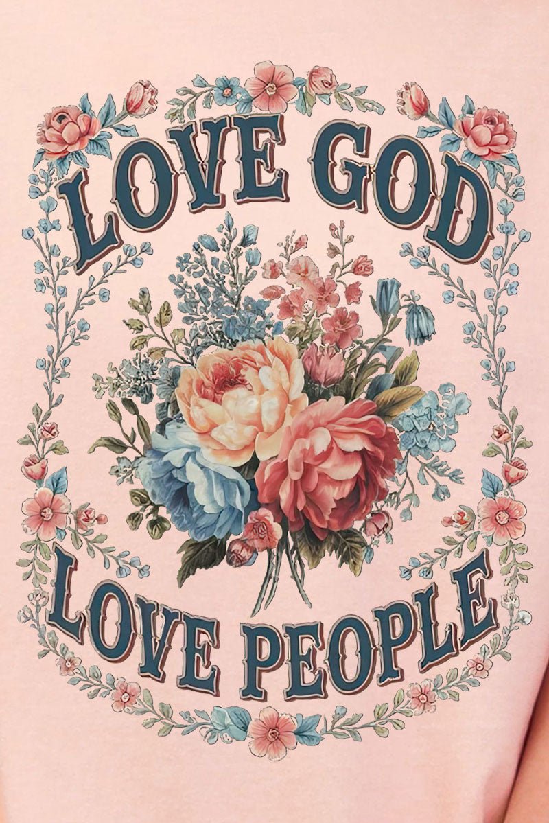 Old Garden Love God Comfort Colors Adult Ring - Spun Cotton Tee - Wholesale Accessory Market