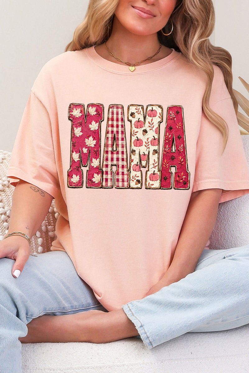 Pink Maplewood Mama Comfort Colors Adult Ring-Spun Cotton Tee - Wholesale Accessory Market