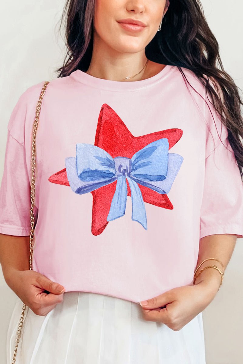 Preppy Patriotic Comfort Colors Adult Ring - Spun Cotton Tee - Wholesale Accessory Market