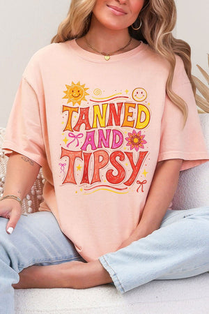 Tanned And Tipsy State Of Mind Comfort Colors Adult Ring-Spun Cotton Tee - Wholesale Accessory Market
