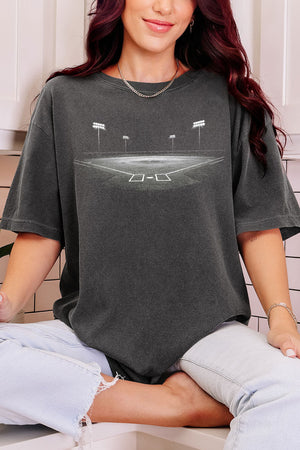 Baseball Lights Comfort Colors Adult Ring - Spun Cotton Tee - Wholesale Accessory Market