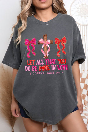 Be Done In Love Comfort Colors Adult Ring - Spun Cotton Tee - Wholesale Accessory Market