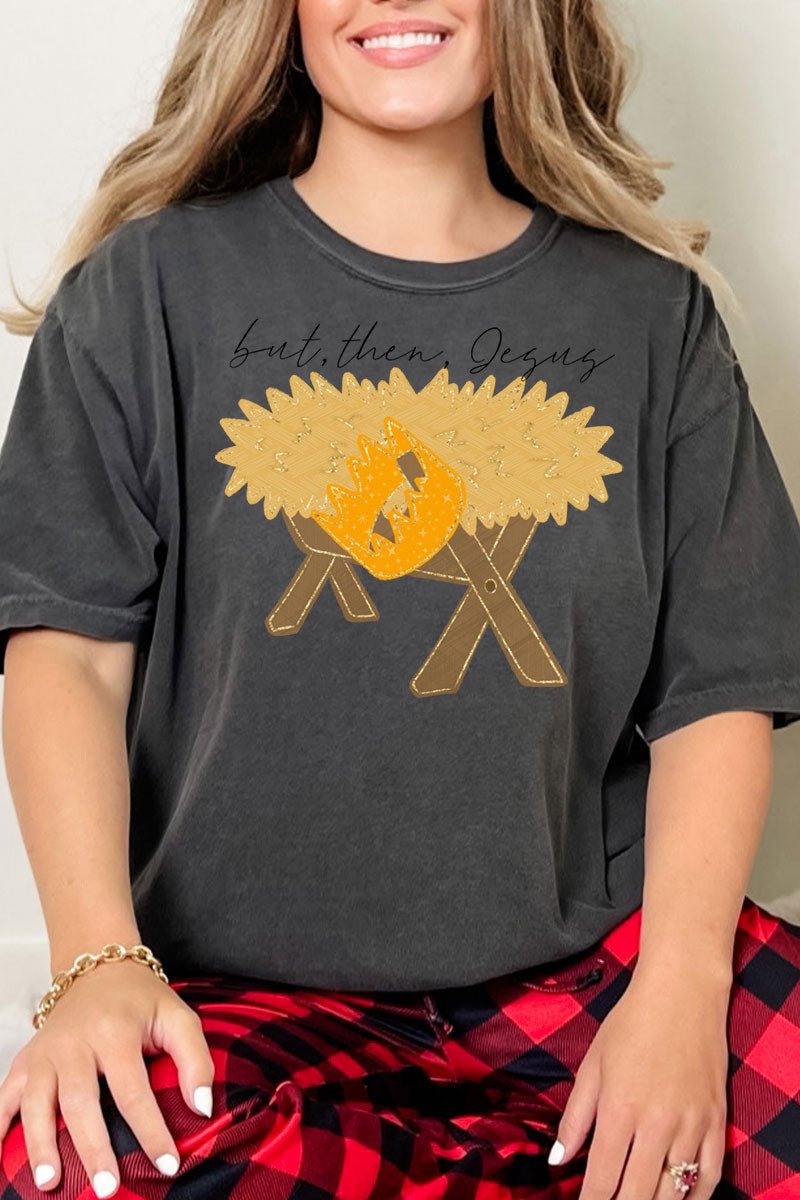 But Then Jesus Comfort Colors Adult Ring - Spun Cotton Tee - Wholesale Accessory Market