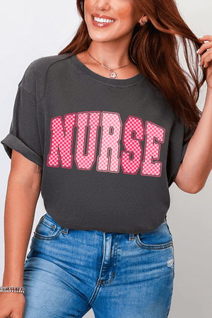 Checkered Care Comfort Colors Adult Ring - Spun Cotton Tee - Wholesale Accessory Market