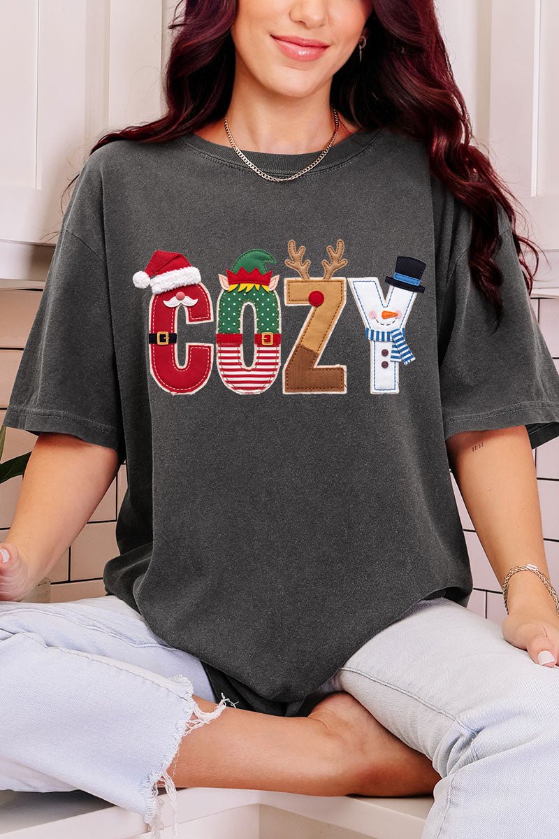 Christmas Characters Cozy Comfort Colors Adult Ring-Spun Cotton Tee - Wholesale Accessory Market