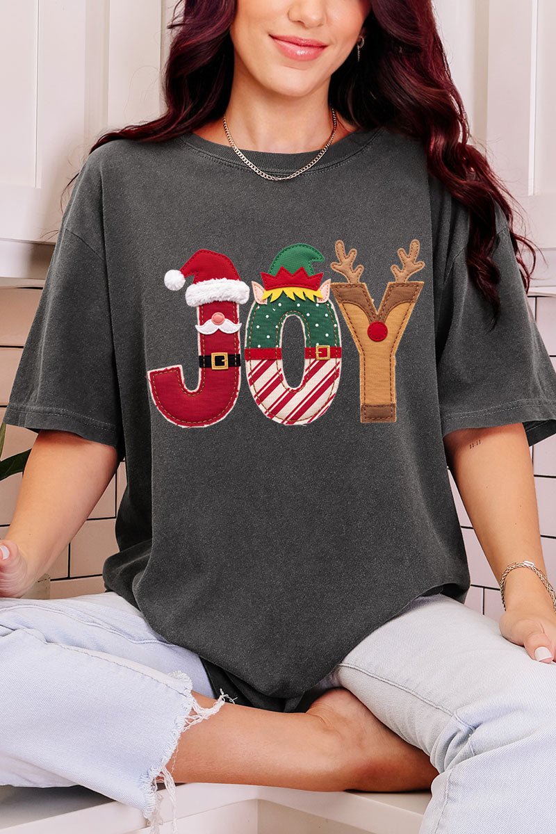 Christmas Characters Joy Comfort Colors Adult Ring-Spun Cotton Tee - Wholesale Accessory Market