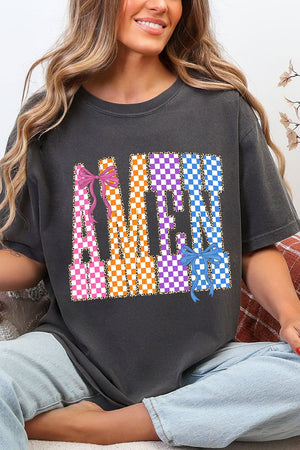 Color Check Amen Comfort Colors Adult Ring - Spun Cotton Tee - Wholesale Accessory Market