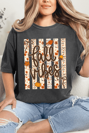 Cozy Coquette Fall Vibes Comfort Colors Adult Ring-Spun Cotton Tee - Wholesale Accessory Market