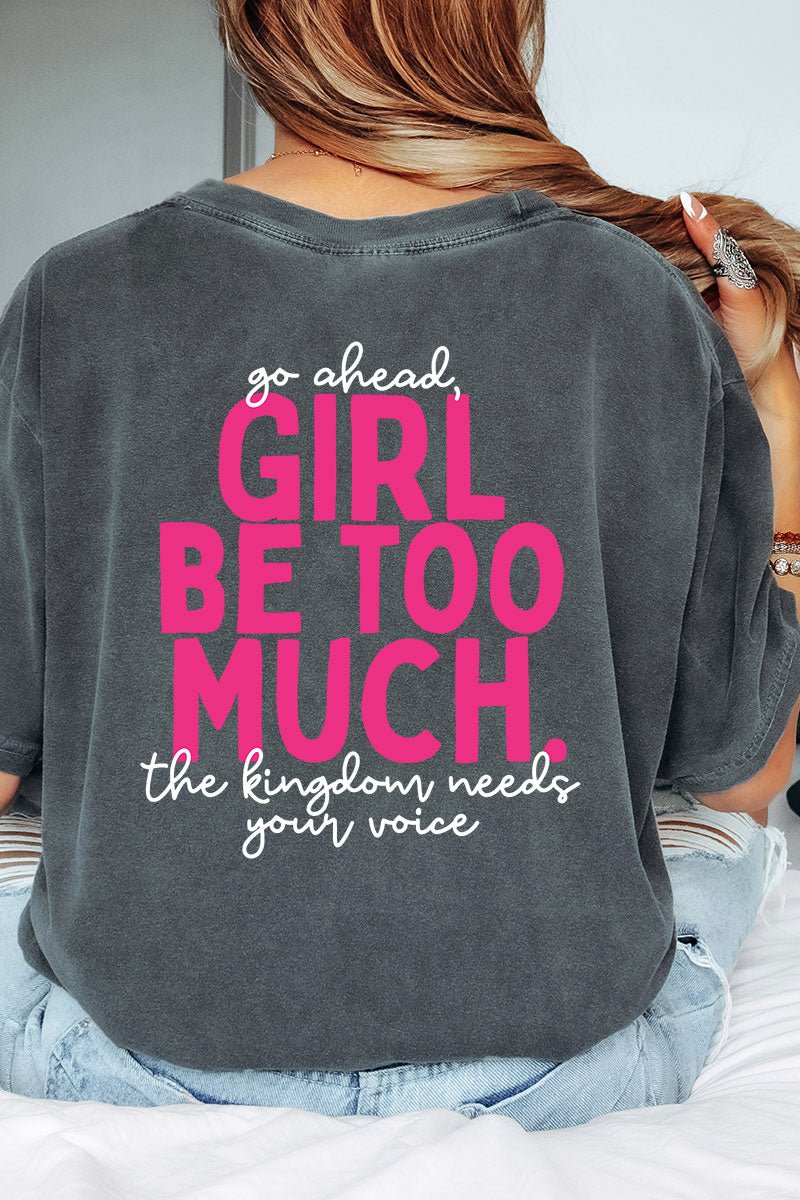 Esther Go Ahead Girl Full Front & Back Design Comfort Colors Adult Ring-Spun Cotton Tee - Wholesale Accessory Market