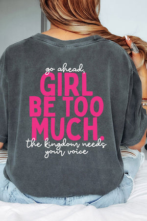 Esther Go Ahead Girl Full Front & Back Design Comfort Colors Adult Ring-Spun Cotton Tee - Wholesale Accessory Market