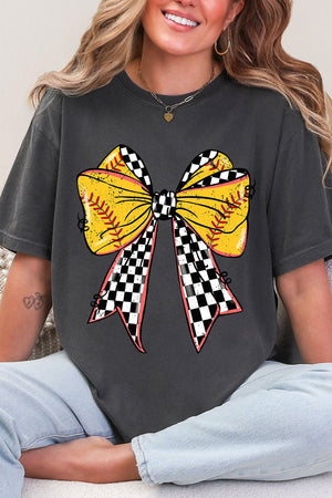 Fastpitch Check Comfort Colors Adult Ring - Spun Cotton Tee - Wholesale Accessory Market