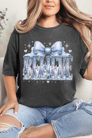 Frosted Fairytale Believe Comfort Colors Adult Ring-Spun Cotton Tee - Wholesale Accessory Market