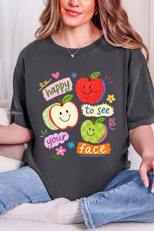 Happy To See Your Face Comfort Colors Adult Ring-Spun Cotton Tee - Wholesale Accessory Market