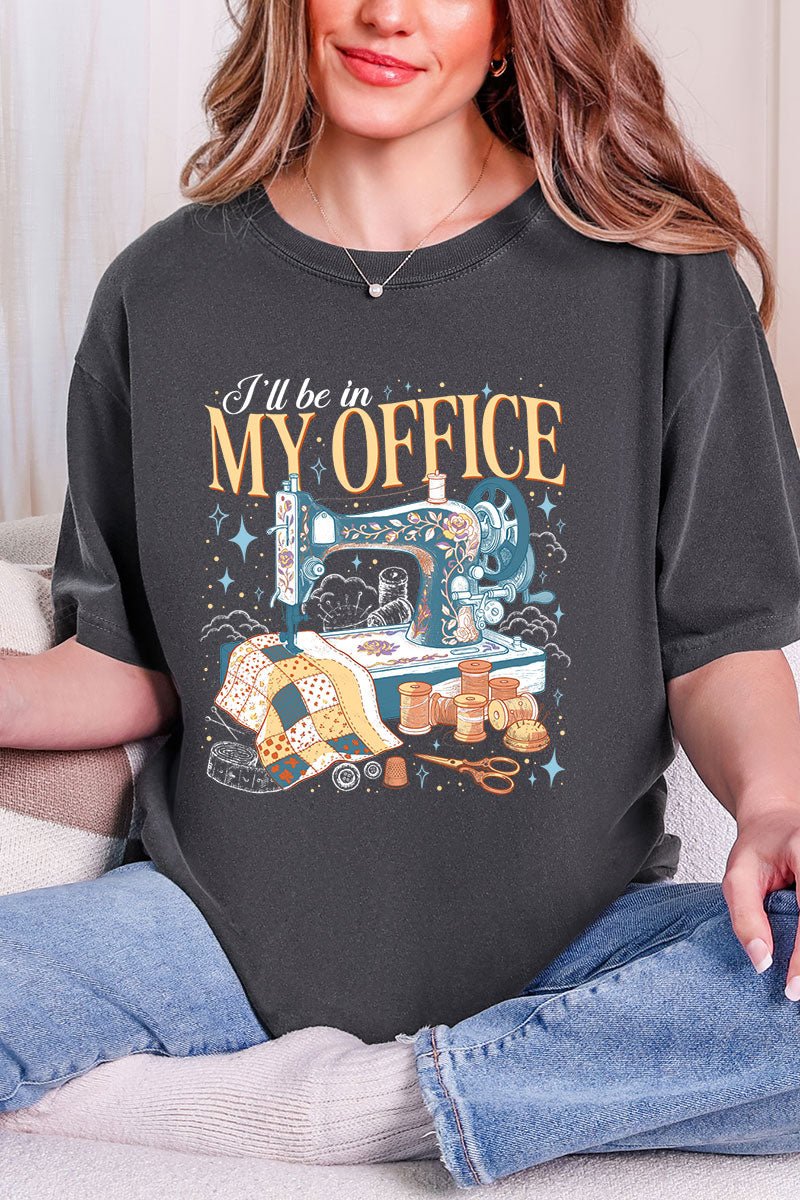 In My Office Sewing Comfort Colors Adult Ring-Spun Cotton Tee - Wholesale Accessory Market