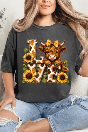 Little Highland Love Comfort Colors Adult Ring-Spun Cotton Tee - Wholesale Accessory Market