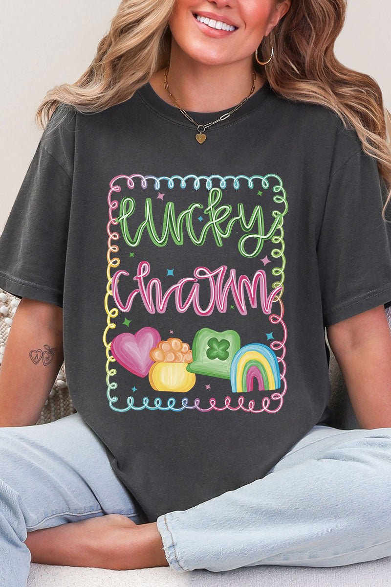 Lucky And Cute Comfort Colors Adult Ring - Spun Cotton Tee - Wholesale Accessory Market