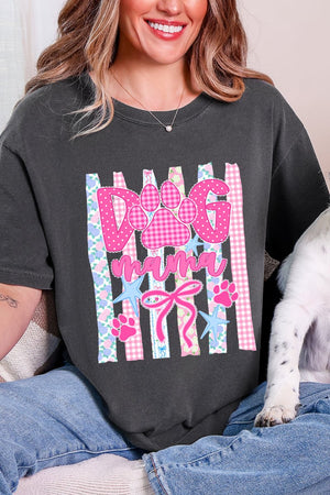 Pawfectly Pink Dog Mama Comfort Colors Adult Ring - Spun Cotton Tee - Wholesale Accessory Market