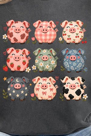 Piggy Crew Comfort Colors Adult Ring-Spun Cotton Tee - Wholesale Accessory Market