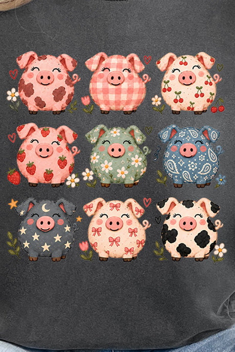 Piggy Crew Comfort Colors Adult Ring-Spun Cotton Tee - Wholesale Accessory Market
