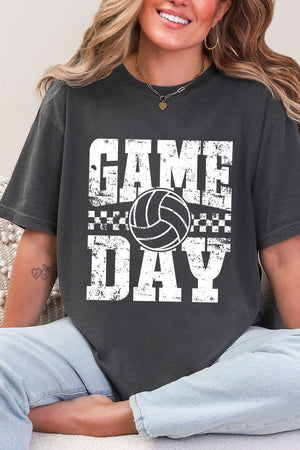 Retro Volleyball Game Day Comfort Colors Adult Ring - Spun Cotton Tee - Wholesale Accessory Market