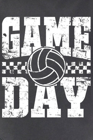 Retro Volleyball Game Day Comfort Colors Adult Ring - Spun Cotton Tee - Wholesale Accessory Market